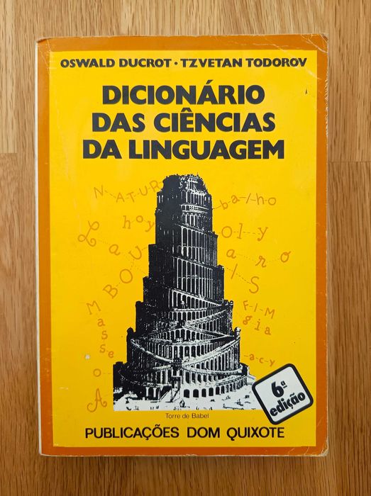 Dicionário das Ciências da Linguagem - Ducrot e Todorov (portes incl.)