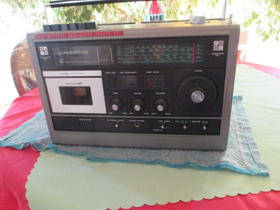 stary radiomagnetofon MAINTON ST 204 - używany