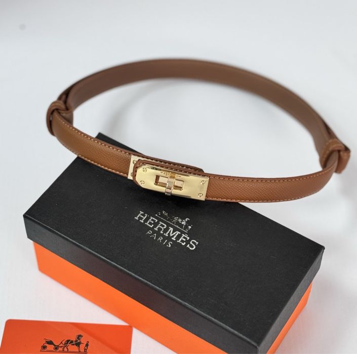 Жіночий шкіряний ремінь Hermes