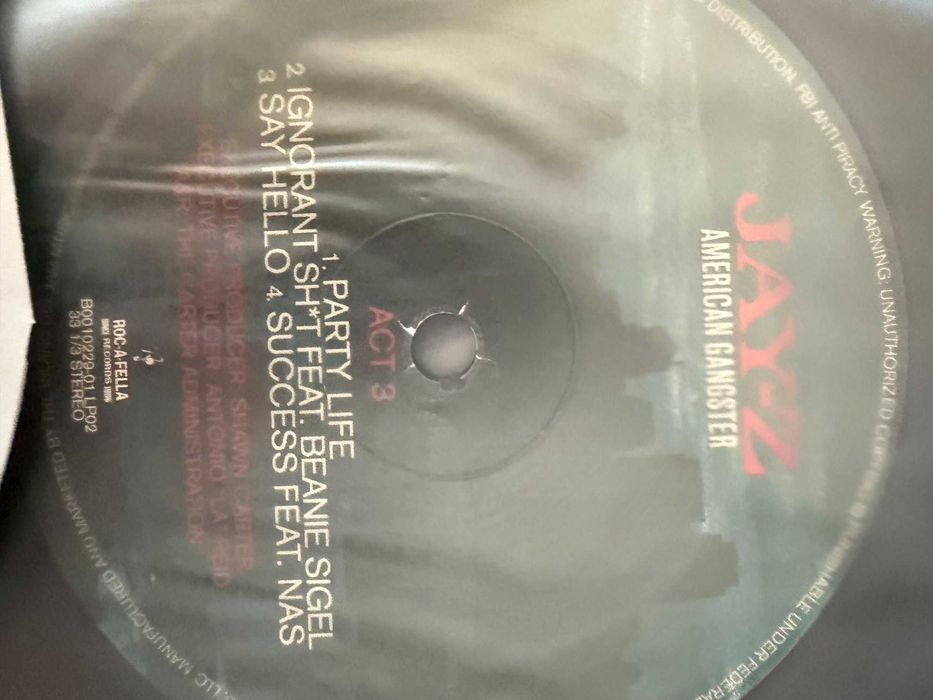 Jay‑Z – American Gangster | B0010229‑01 Masterdisk