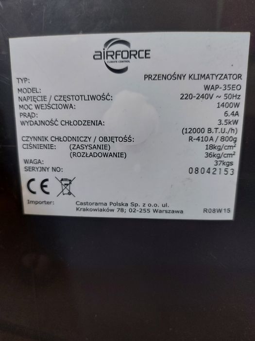 Klimatyzator przenośny