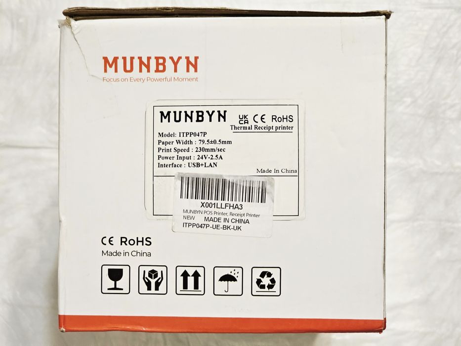 Термопринтер чековий POS 80 мм MUNBYN ITPP047P