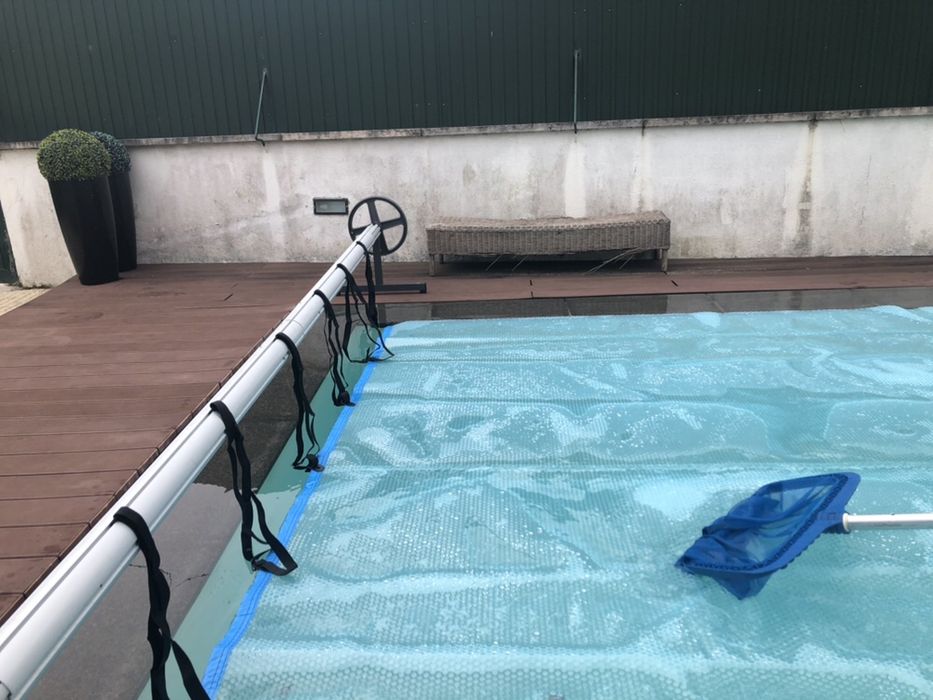 Enrolador para cobertura de bolhas piscinas mergulho salgado piscinas