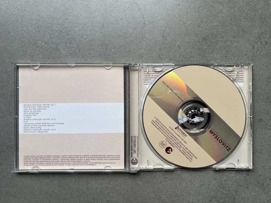 Myslovitz – „Skalary, Mieczyki, Neony” – CD – unikat
