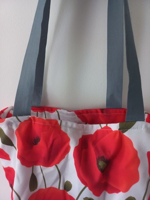 Nowa torba w maki na zamek handmade