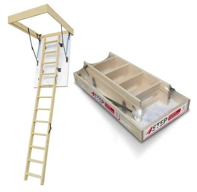 Schody Strychowe Greenline 120x70 32mm H-280cm 1,2 W/m2K Wyprzedaż