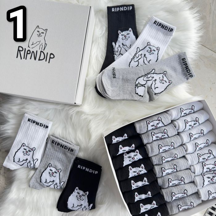 Що подарувати на свята? Набір шкарпеток RIPNDIP 12/24 пар/унісекс