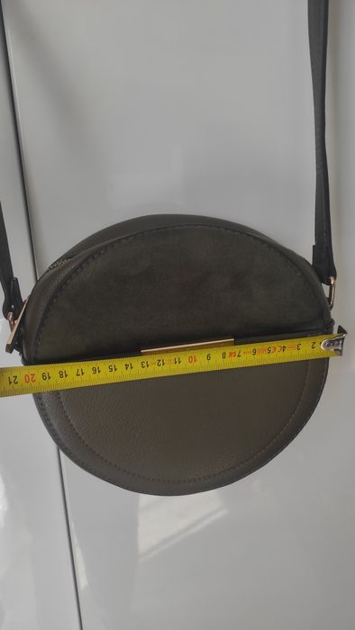 Torebka nerka okrągła zielona