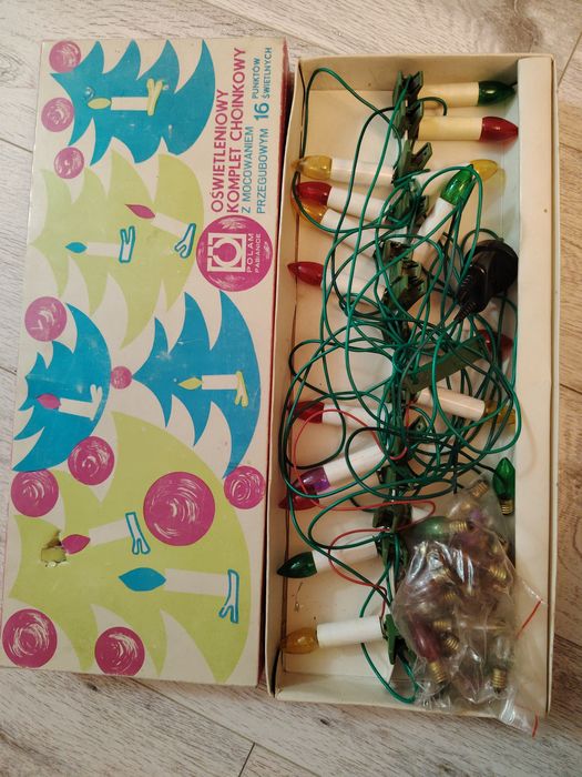 Lampki choinkowe prl