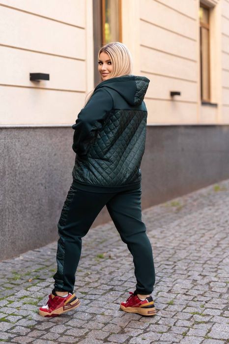 Тёплый костюм с курткой батал 44-58