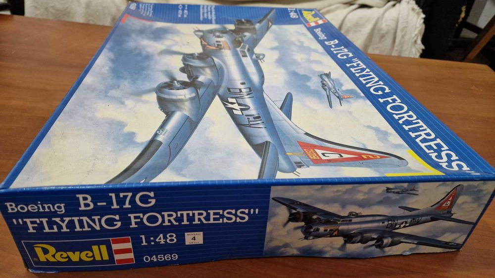 Modelismo Kit B-17G Flying Fortress 1:48, miniatura