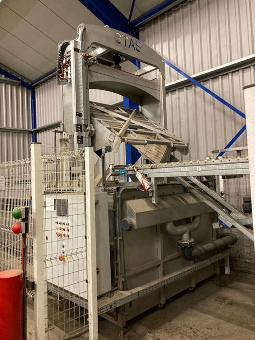 Wodny rozładunek stas jablko gruszka