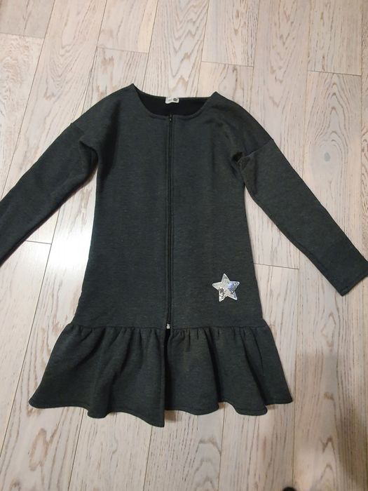 Sukienka odpinana ciepła 146-158