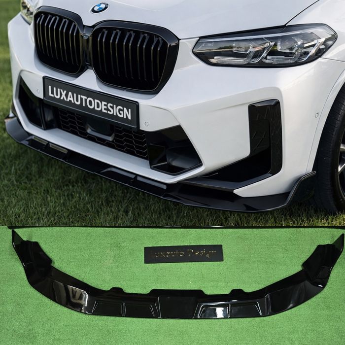 Губа переднего бампера для BMW X3 F97 G01 X3M тюнинг накладка сплиттер