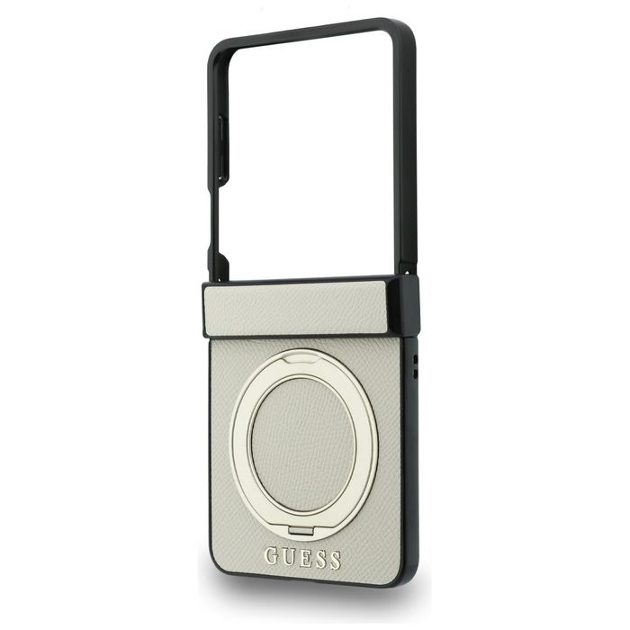 Guess nakładka HC Magnetic Ring Stand Grained PU Classic Logo do Samsu