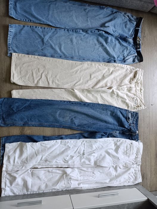 Джинсы zara mango бершка NM палаццо