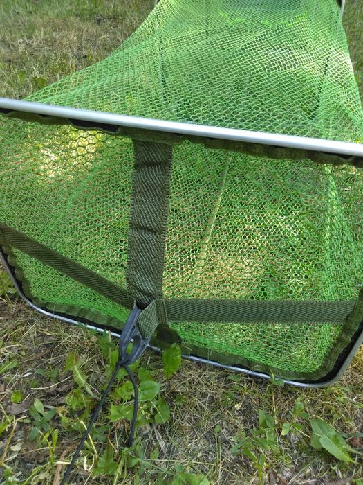 Садок прогумований прямокутний Keepnet Rubber Mech 3.0 м, 2.0 м 40×30 см