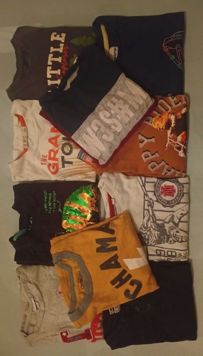 Conjunto 10 t-shirts menino 2-3 anos