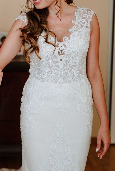 Suknia ślubna, syrenka/rybka, NICOLE SPOSE 18132, rozmiar S