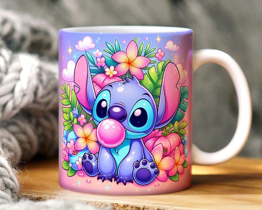 Lilo Stitch kawaii slodki uroczy prezent kubek ceramiczny gadzet