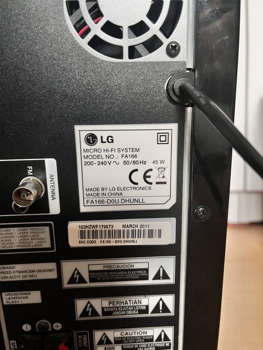 Wieża LG FA166  mocna