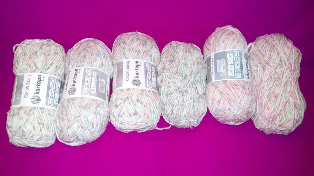 Пряжа для вязания новая