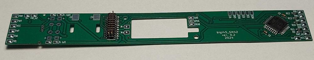 Płytka do SM42/SP42/SU42 PIKO, pełne E1, elektrosprzęgi, czujnik halla