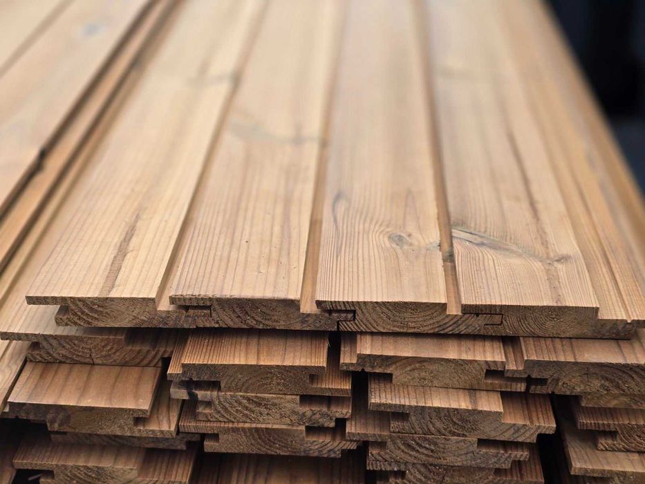 Thermo Sosna deska elewacyjna 19x140 kl AB profil "UTS+"