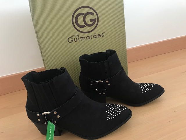 Botas Pretas Novas Nº 39