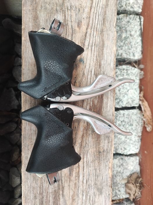 Klamkomanetki rowerowe szosowe Campagnolo Record 2x8 Retro MTB