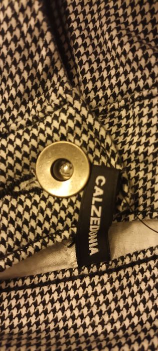 Spodnie Calcedonia pepitka nowe 36 S