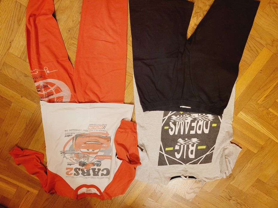 Mega paka dla chłopaka bluzki, bluzy, jeansy, piżamy 146 152 164