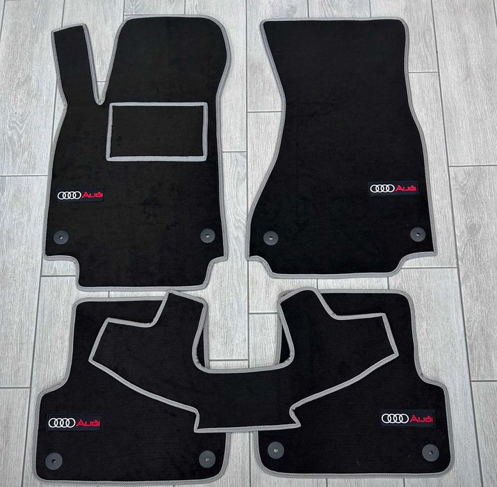 коврики ворсовые Audi A4 A6 A8 Q3 Q5 Q7 ковролин салоны и багажники