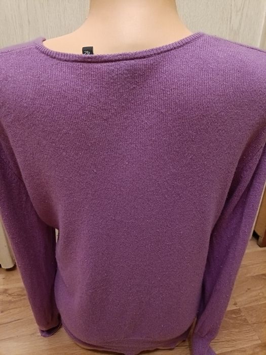 Sweterek z kaszmirem i jedwabiem