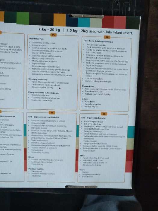 Nosidełko Tula Ergonomic Baby Carrier