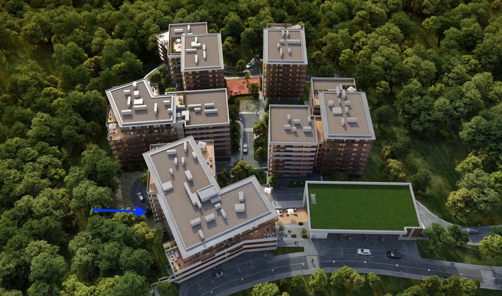 Продаж 2 кімнатної квартири з видом на ліс ЖК Марвел Хілл вул Пасічна (Китайська) БЕЗ КОМІСІЇ