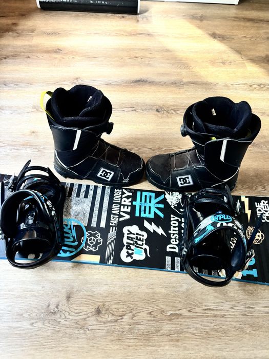 Komplet snowboard nidecker play 151 i buty snowboardowe DC shoes 43