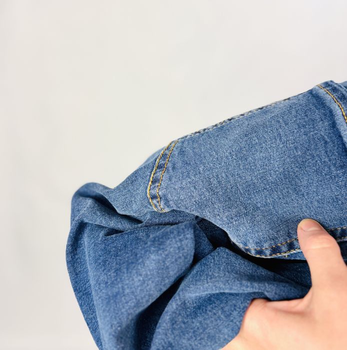 Ciemnoniebieskie jeansy z wysokim stanem S 36