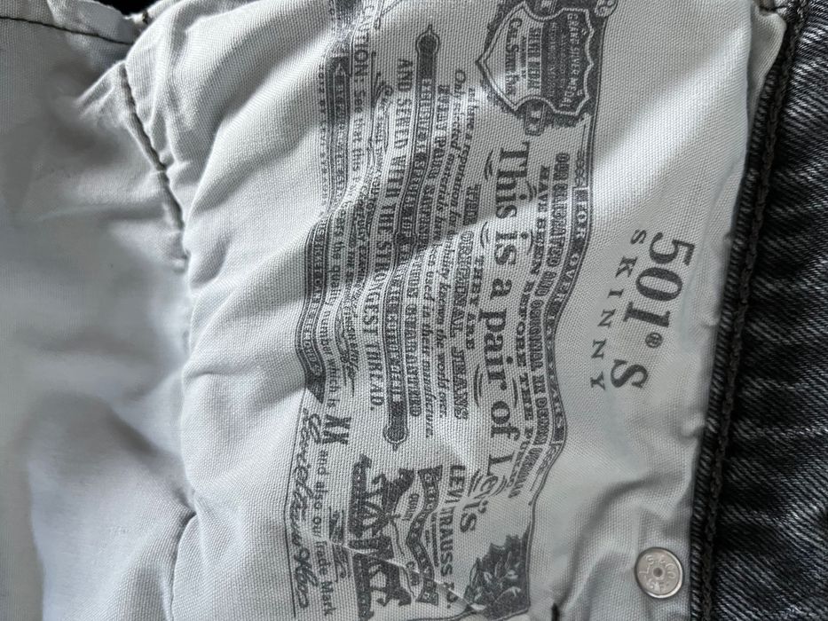 Jeansy Levis 501 Skinny