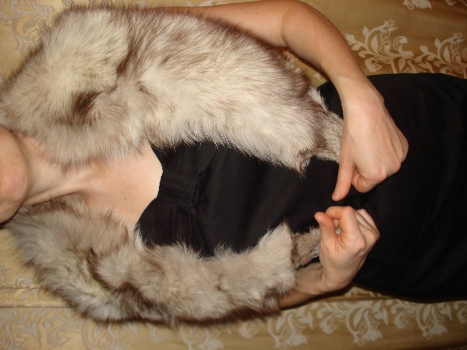 комір з песця (великий)