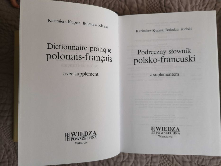 Podręczny słownik polsko francuski i francusko polski