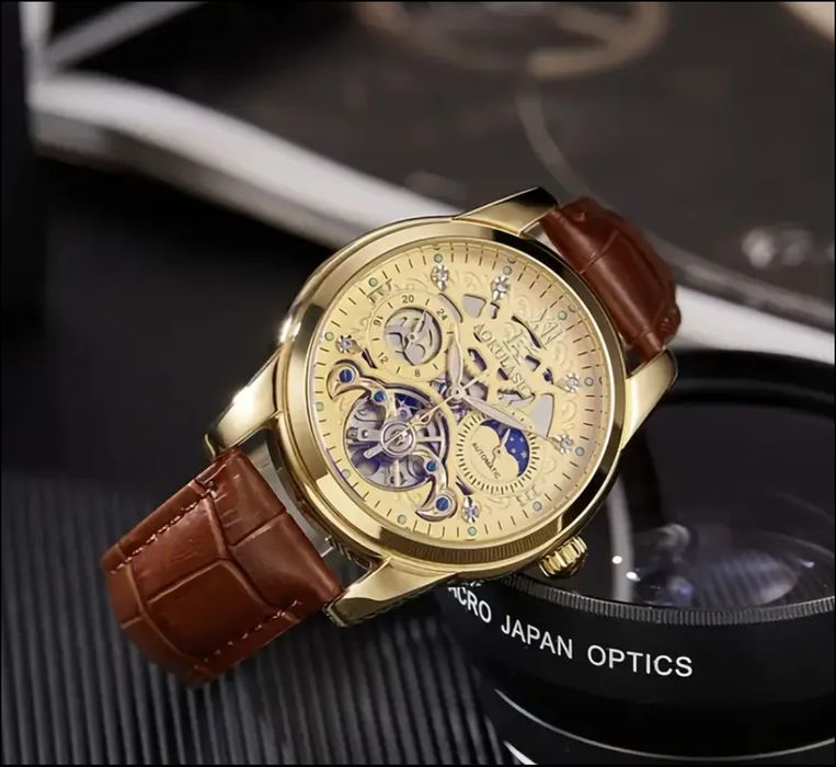 Чоловічий годинник AOKULASIC gold