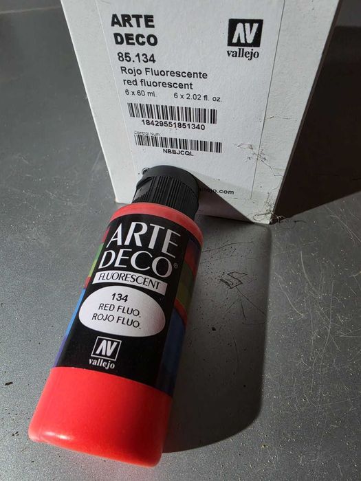 Tintas Vallejo Arte Deco Fluorescent