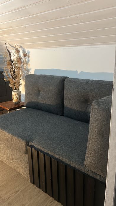 Sofa de canto novo com arrumação