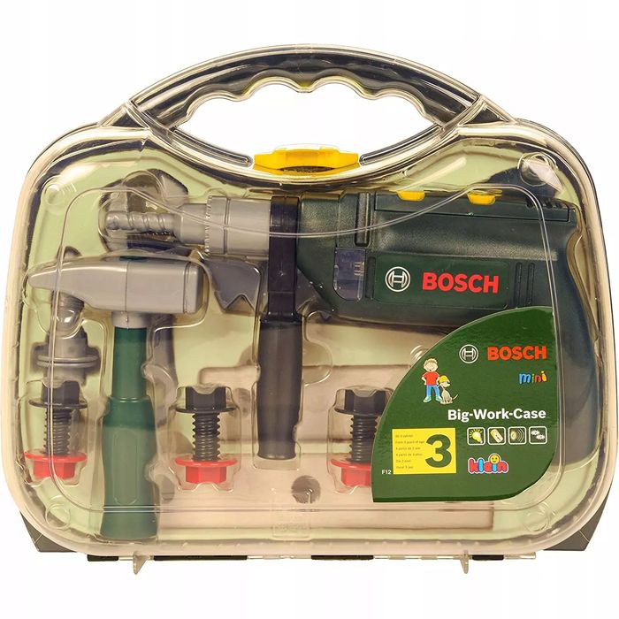 Walizka Z Wiertarką I Narzędziami Bosch. Klein. Nowy Produkt