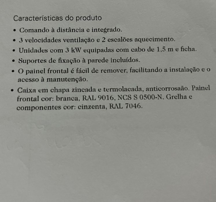 Cortina de ar FRICO - Ar e quente