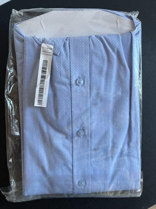 WÓLCZANKA koszula męska SLIM krótki rękaw 41 176–182 NOWA