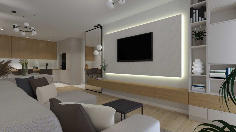 Projektowanie wnętrz / Projektant wnętrz / Wizualizacja 3D