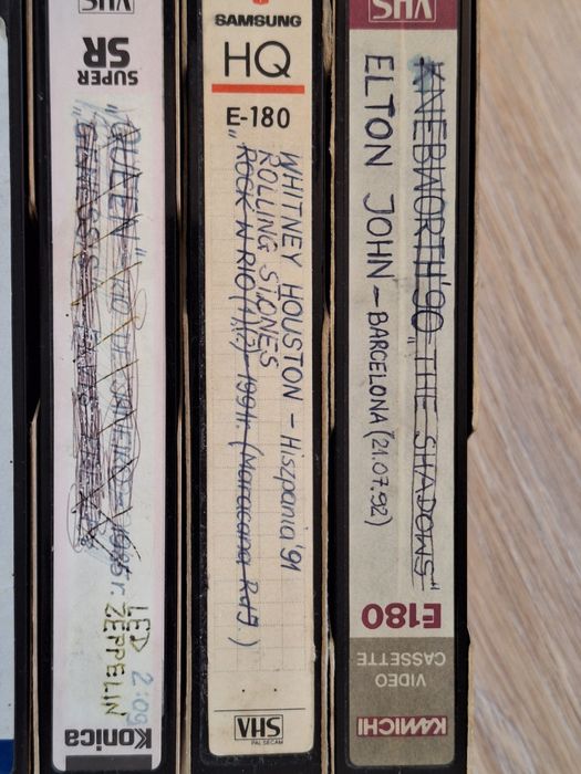 Kasety vhs  tanio