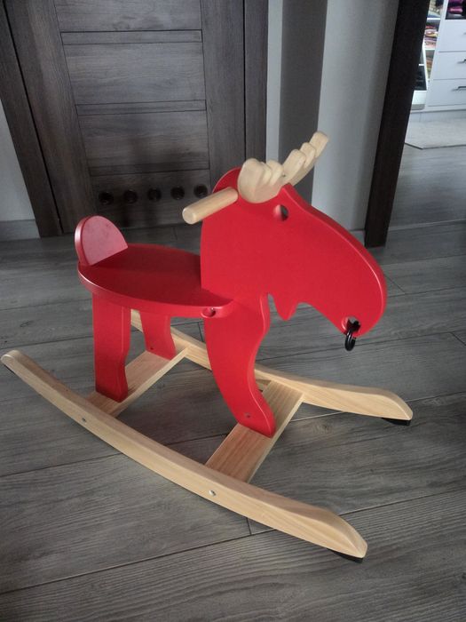 Konik łoś na biegunach Ikea